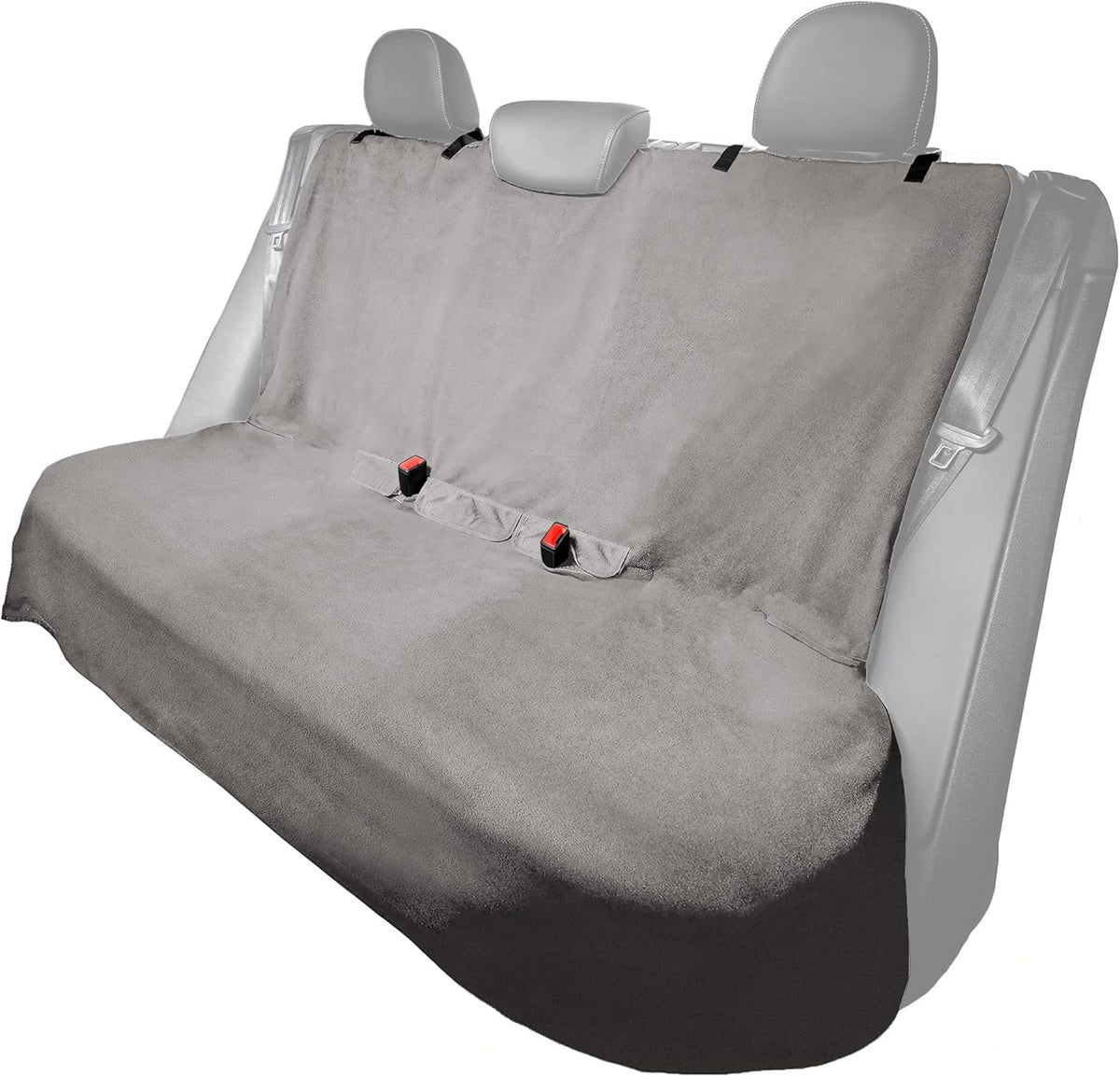 Gray Non-Slip Removable Waterproof Car Seat Cover J34984