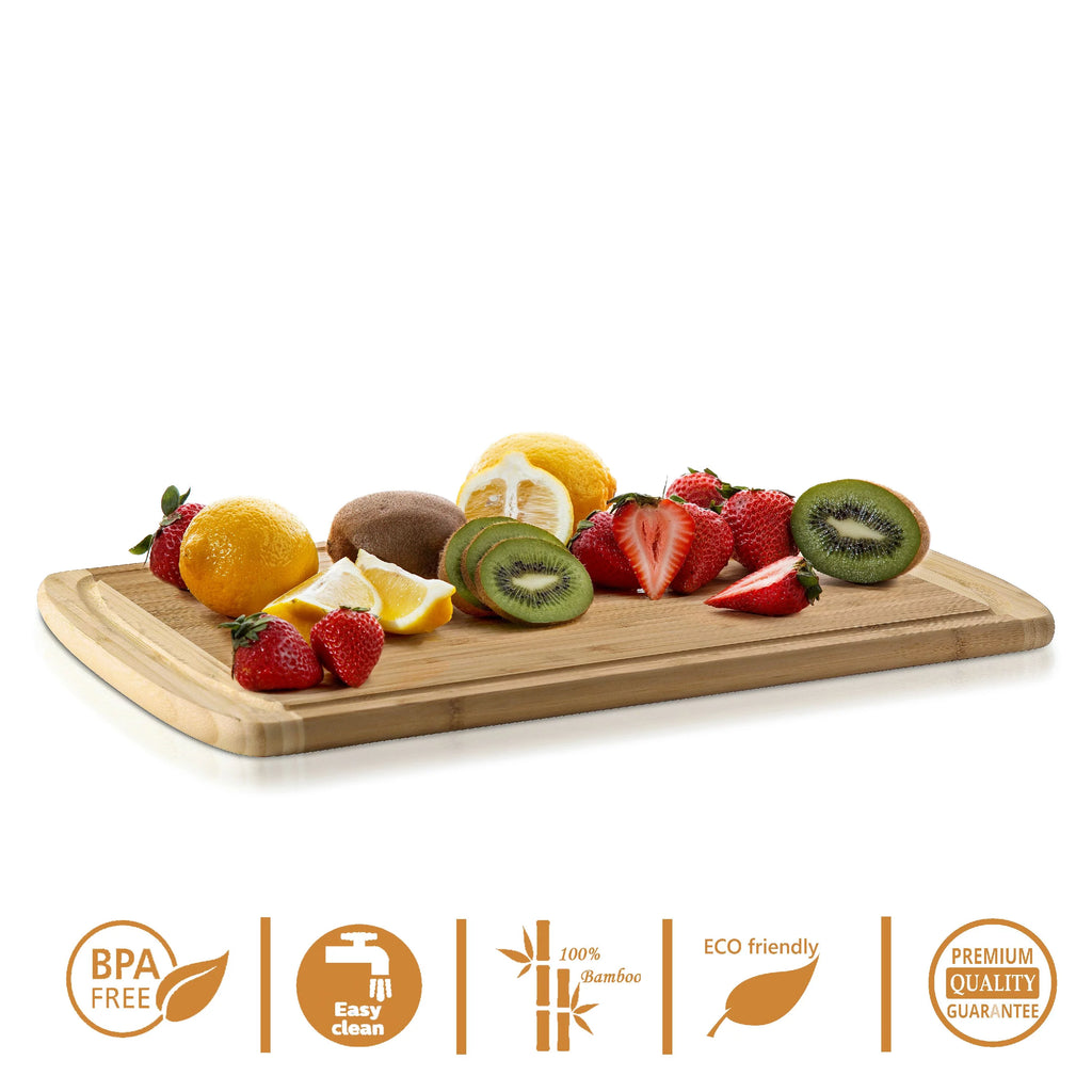 Extra Large Bamboo Cutting Board with Juice Grooves B3370