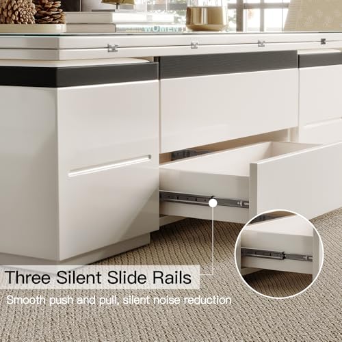 White Lifting Top Coffee Table with Four Stools J390489