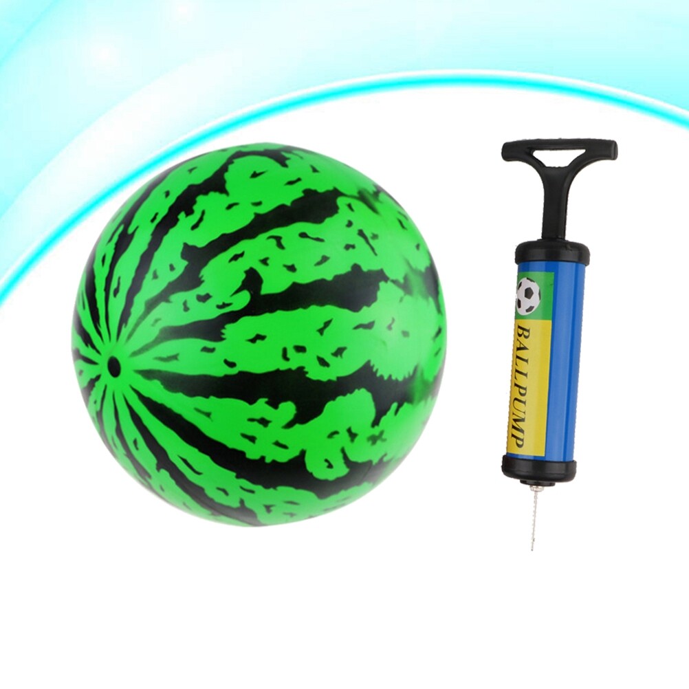 2Pcs 9 Inch Inflatable Bouncy Ball with Pump Kids Toys S247312