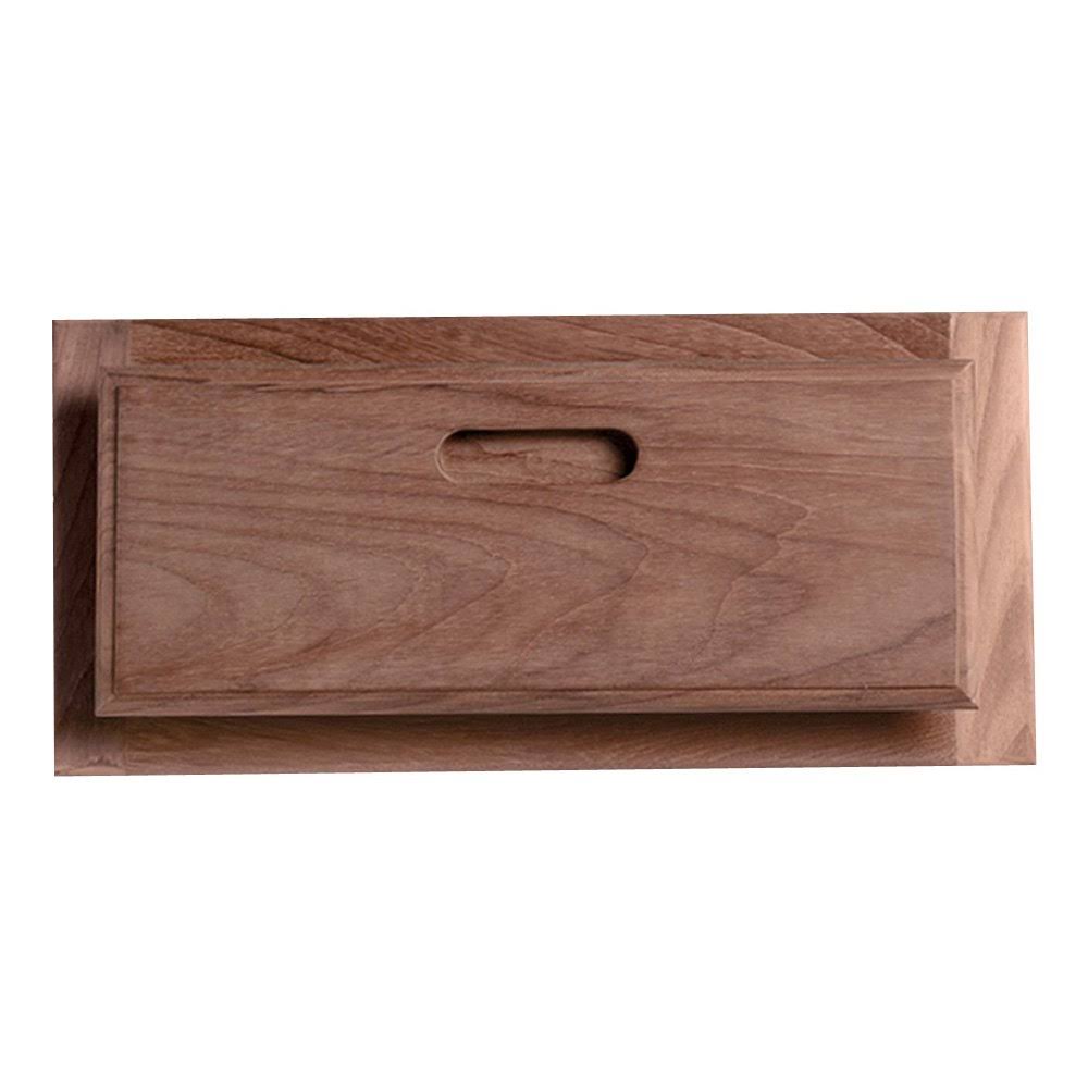 15in Width x 7inH Teak Drawer Door Front and Frame W6017