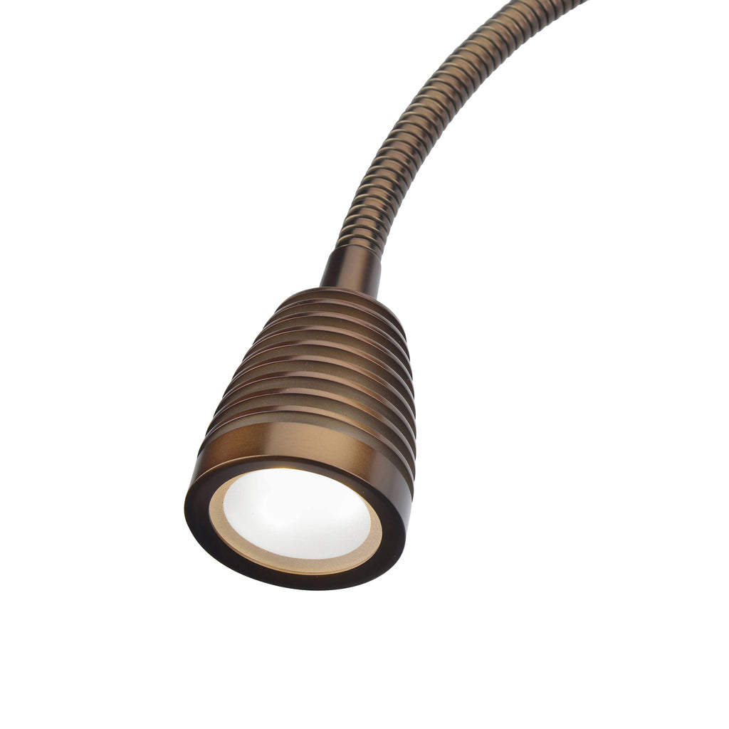 Bronze Gooseneck LED Wall Mount W214574