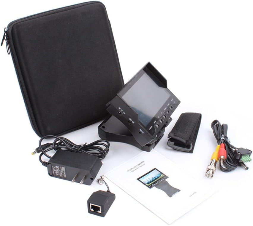 Handheld 4.3 TFT LCD CCTV Analog Camera Tester 12V Output RJ45 Cable Test Monitor Pack of 2 S697