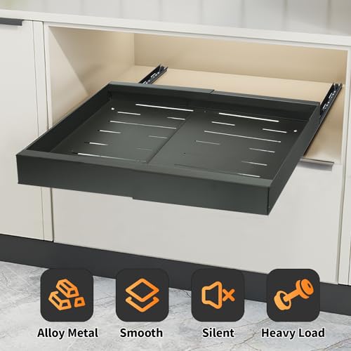 Gray Expandable Heavy Duty Slide Out Drawers B147