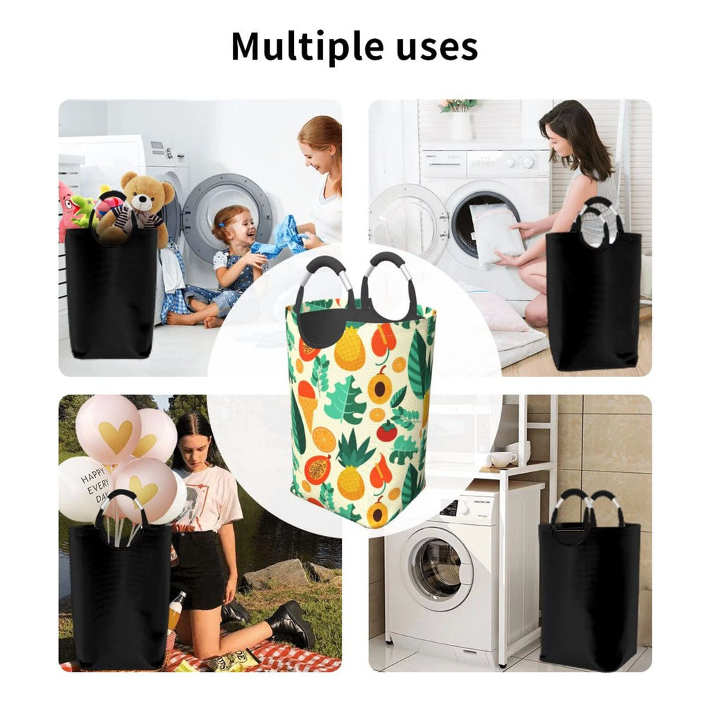 Collapsible Laundry Basket with Handles W306891