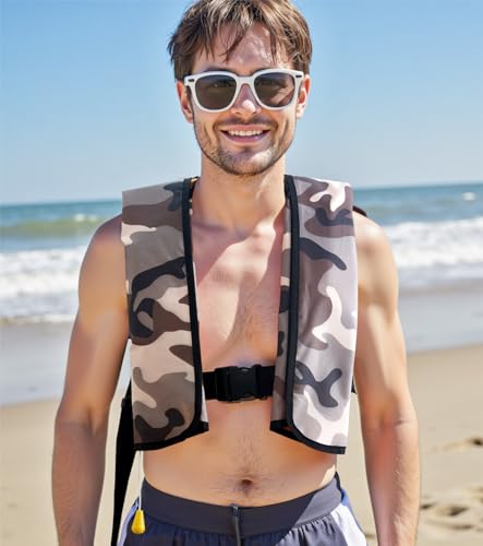 Inflatable Adjustable Snorkeling Vest X968