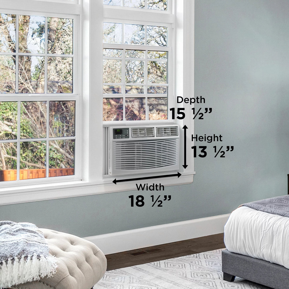 8,000 BTU Window Air Conditioner O6874