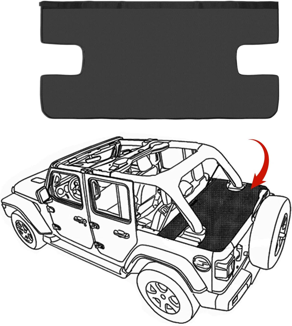 Black Vinyl Tonneau Cover 3 pcs F87612