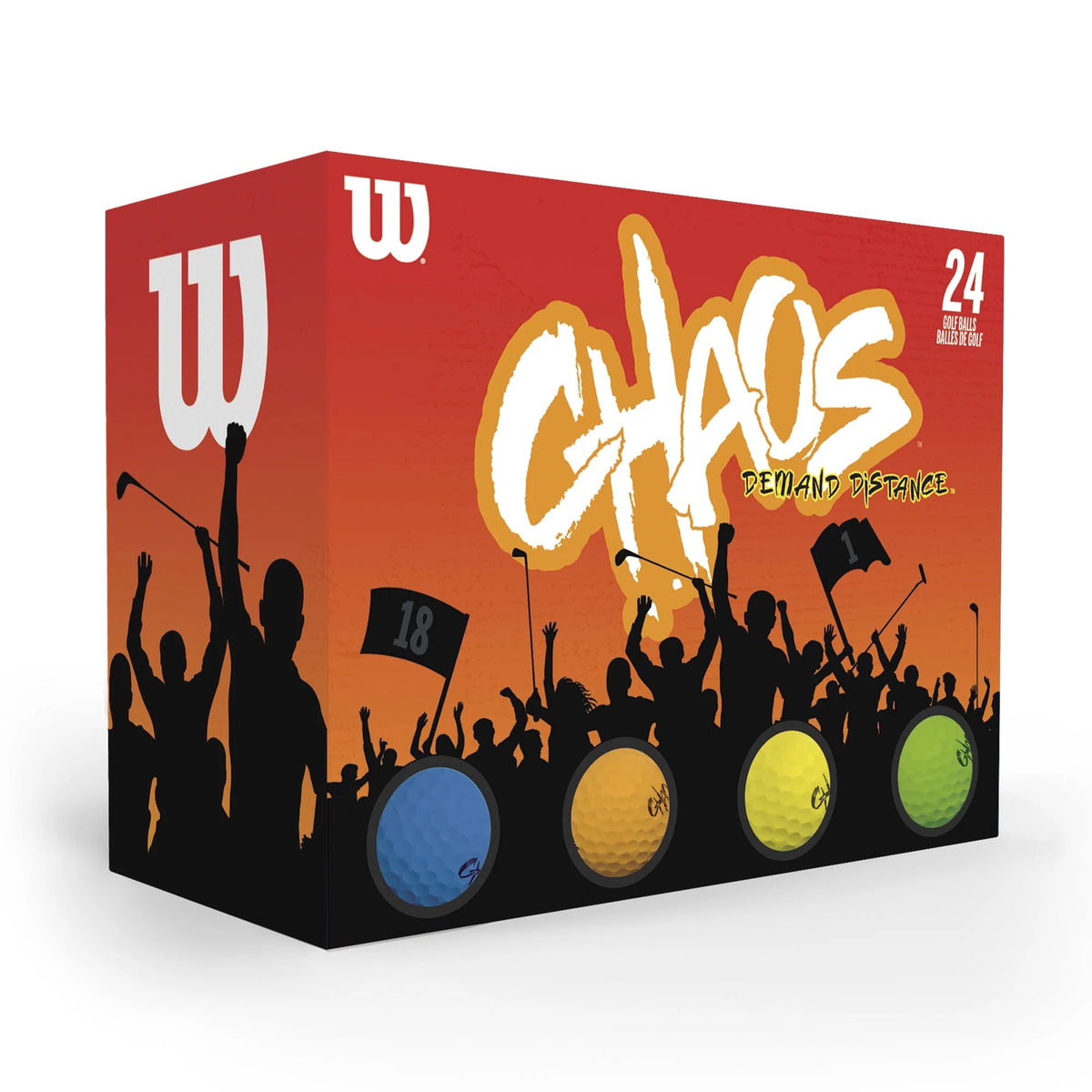White 24-Pack Golf Balls X596