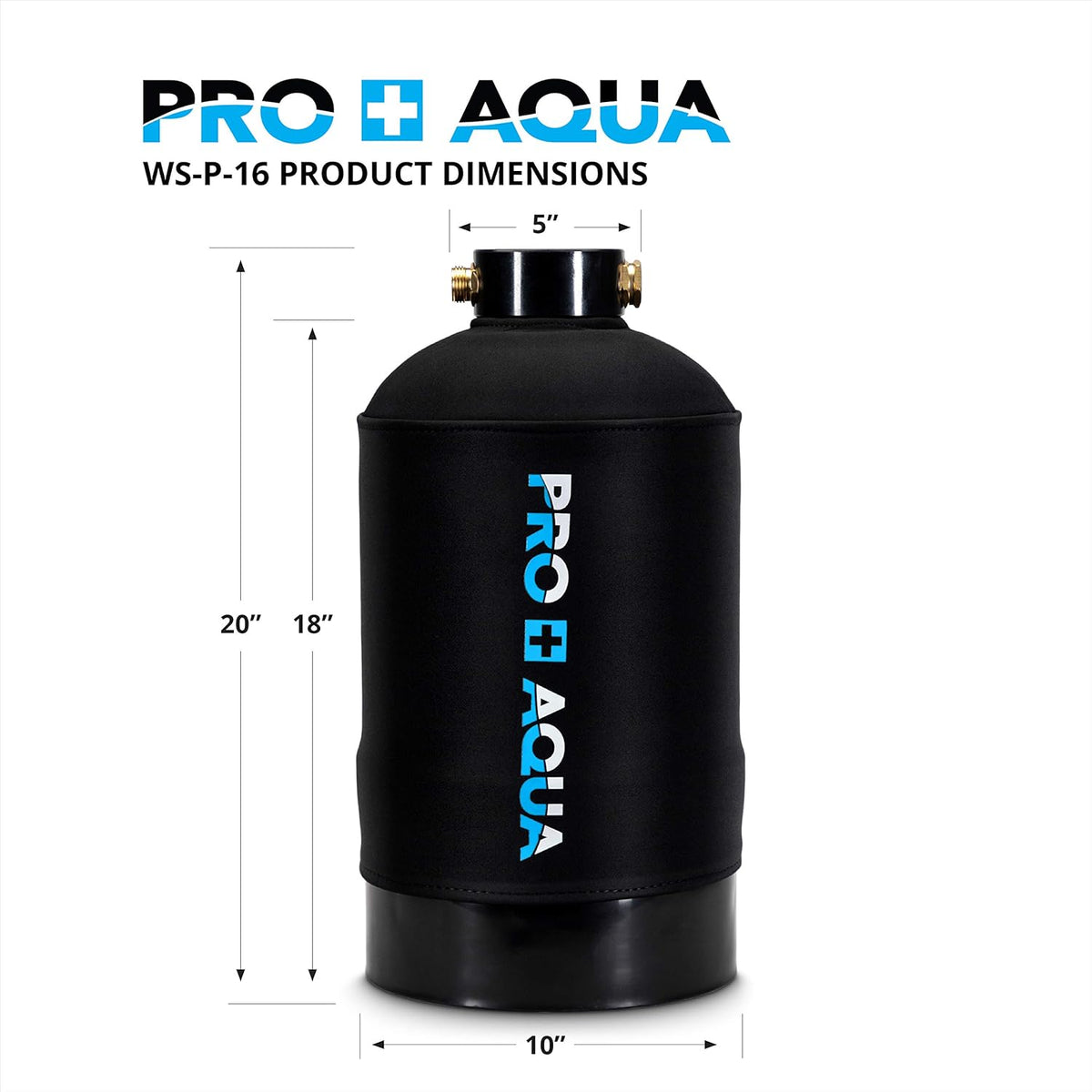 Portable RV Water Softener 16,000 Grain High Flow P736173
