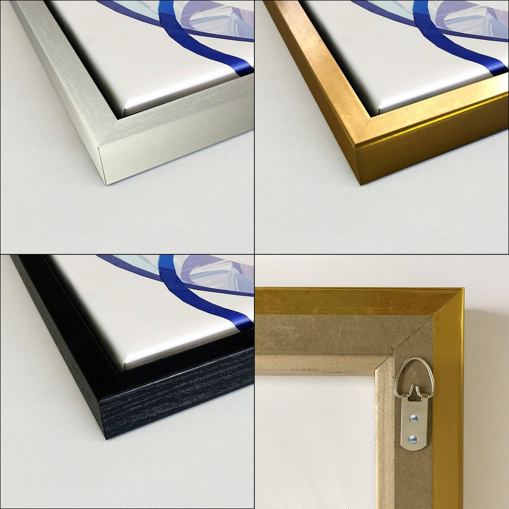 Nautical Coastal Framed Canvas - 34 in. Wide x 44 in. High - Gold E60771