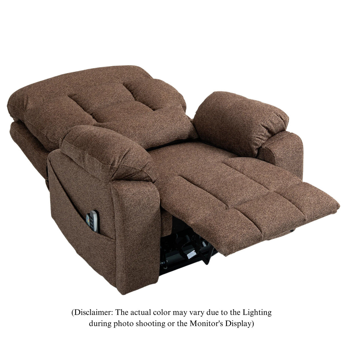 4-Motor Lay Flat Power Lift Recliner Chair with Heat & Massage G168
