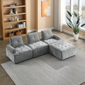 Chenille Grey Modular Sectional Sofa G776937