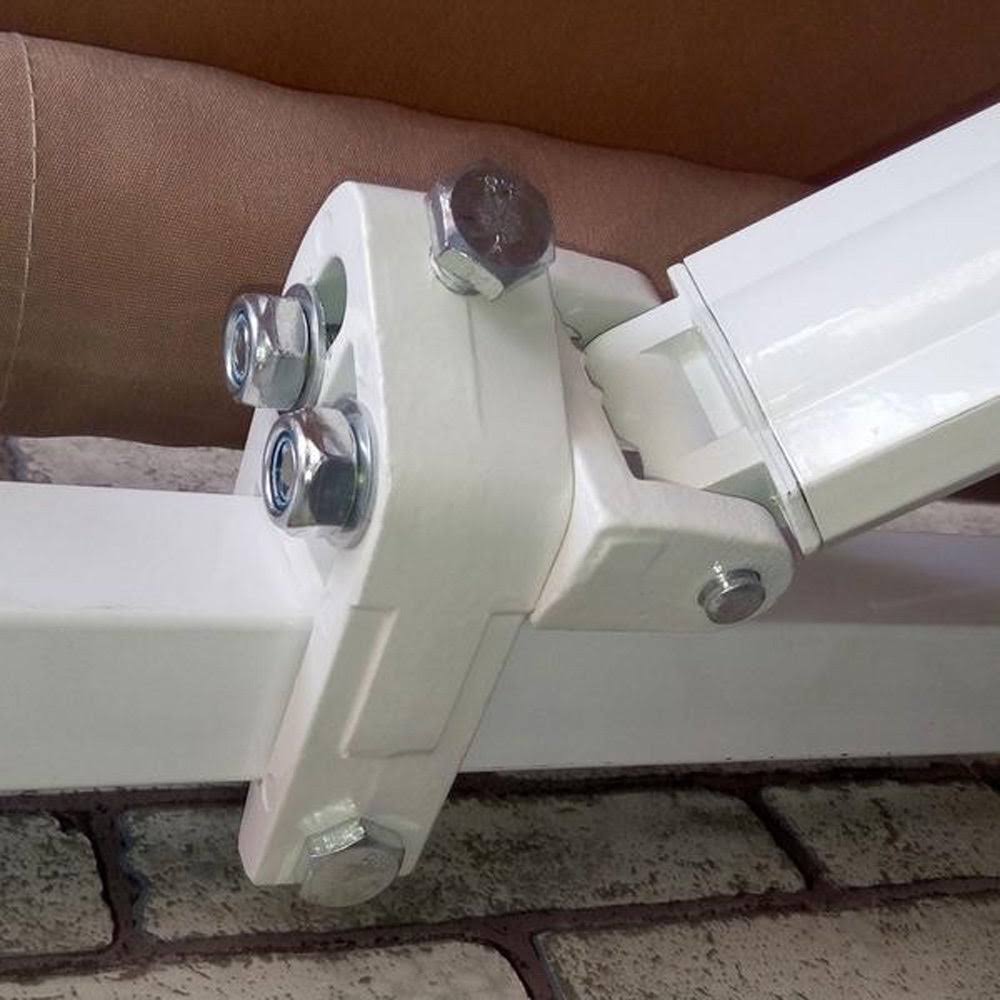12x10 Feet Manual Retractable Patio Awning G433087