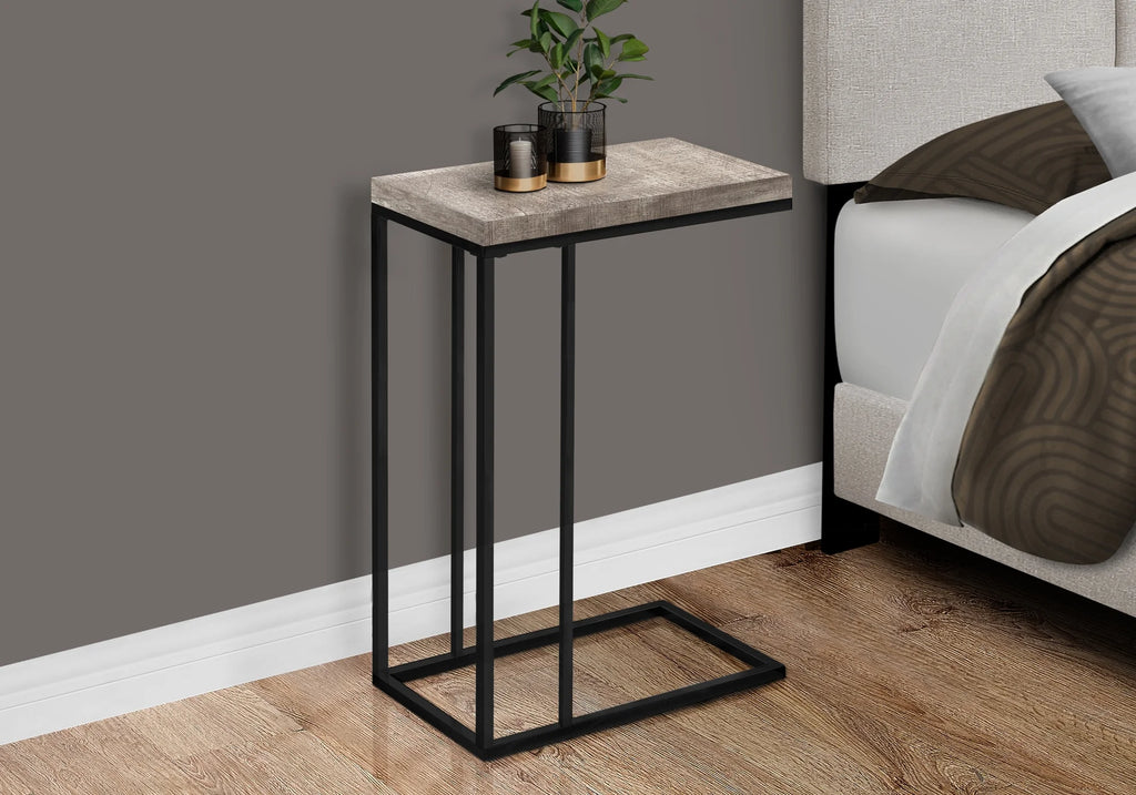 C-shaped Metal Accent Table M1189
