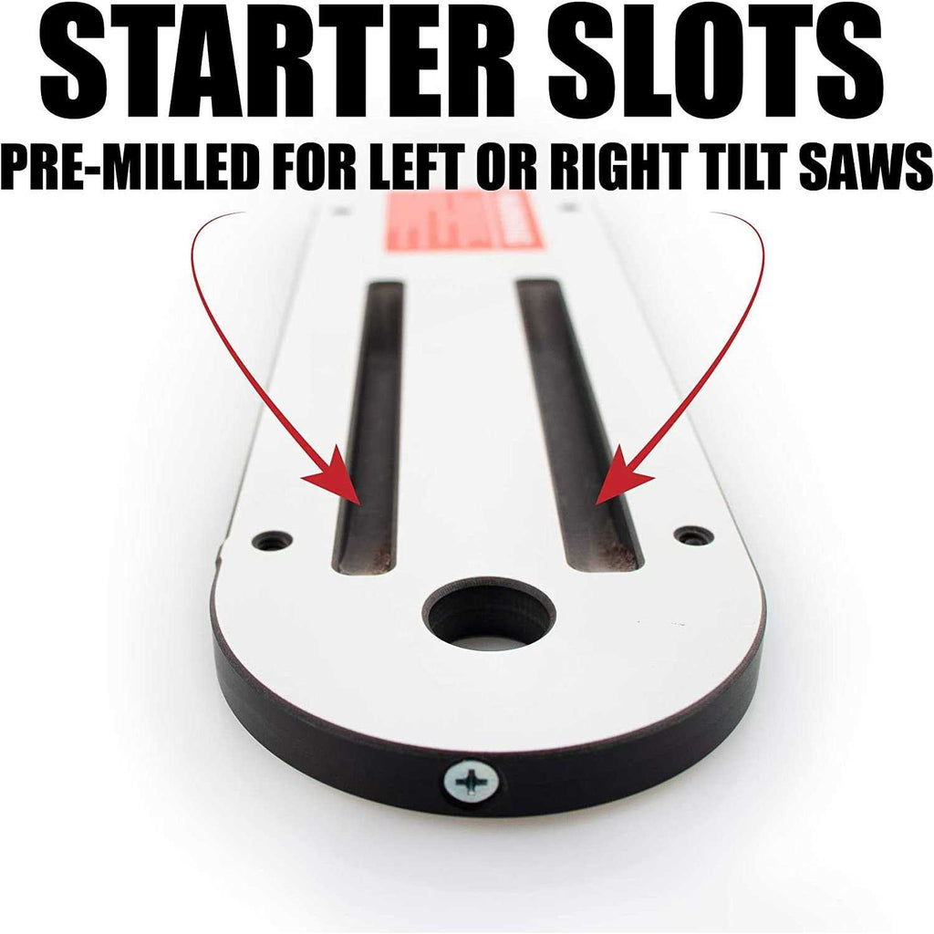 Delta Uni / Contractor & Large Grizzly Phenolic Zero Clearance Insert / Dado Throat Plate A573