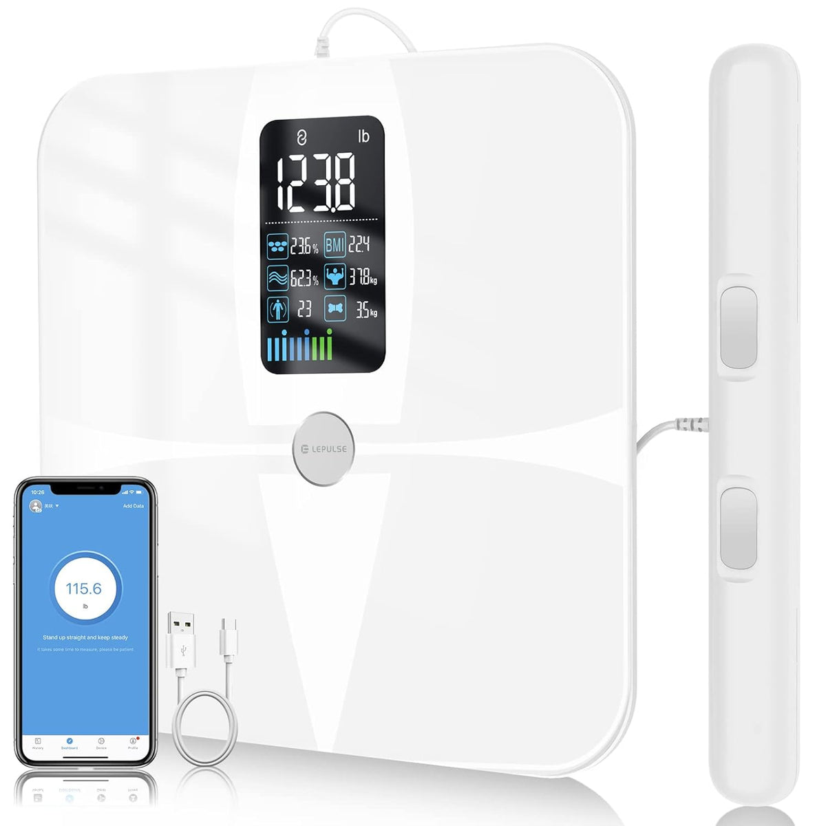 Body Weight and Fat Scale with 8 Electrodes M852