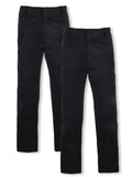 Boys' 2-Pack Flat Front School Uniform Pants G53514