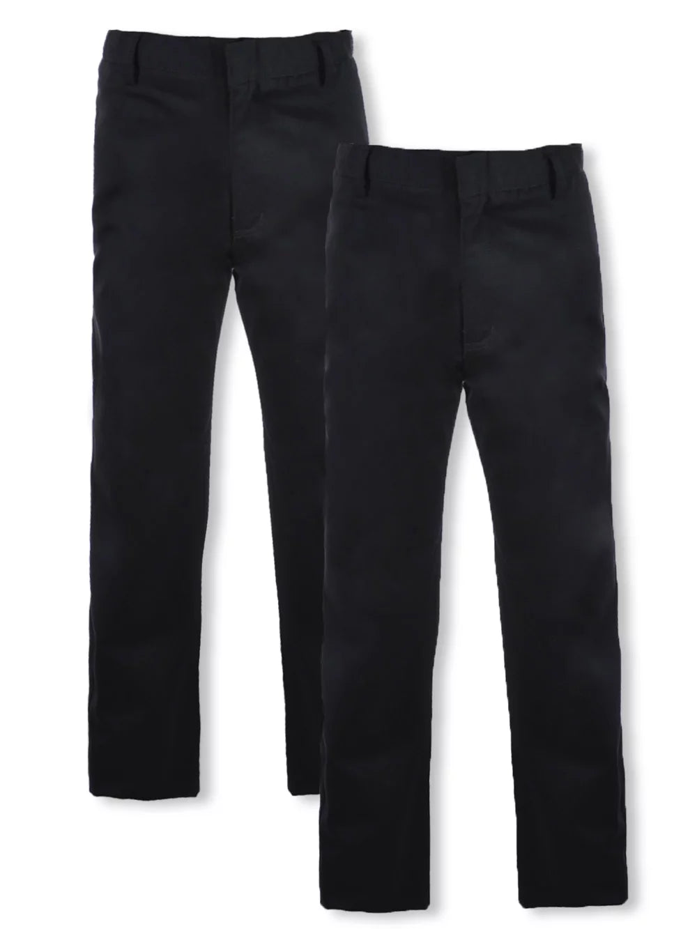 Boys' 2-Pack Flat Front School Uniform Pants G53514