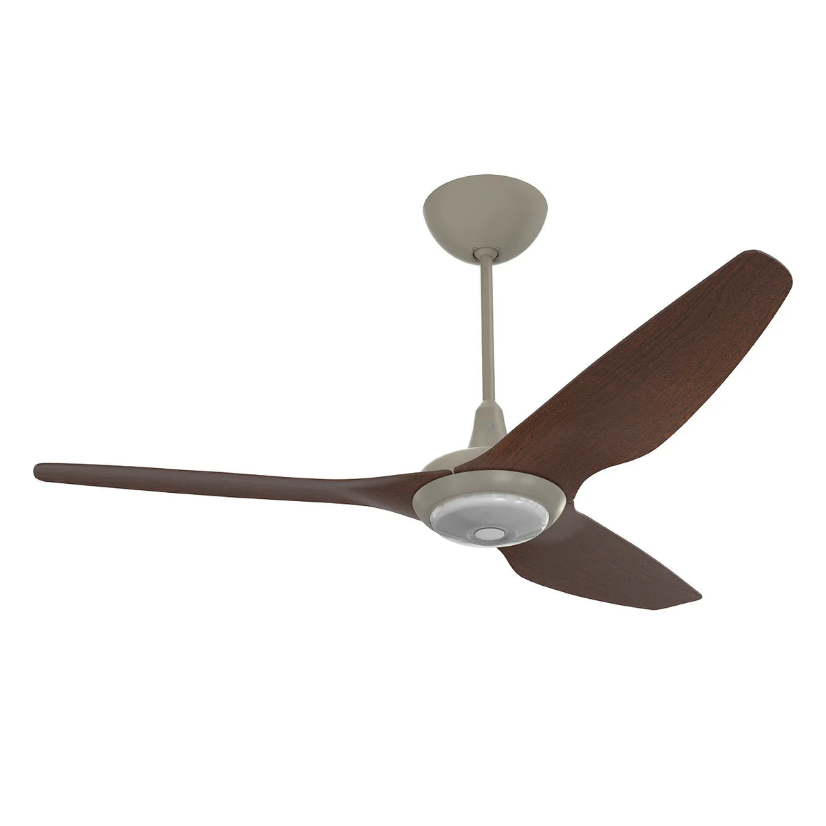 60 Ceiling Fan with Cocoa Aluminum Blades and Satin Nickel Finish N339