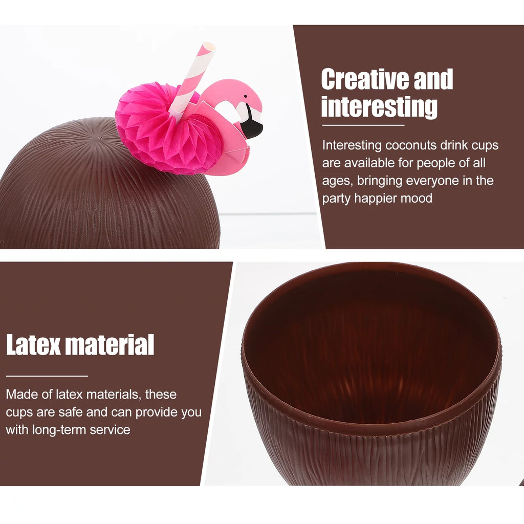 Hawaiian Tiki Cocktail Cups B338