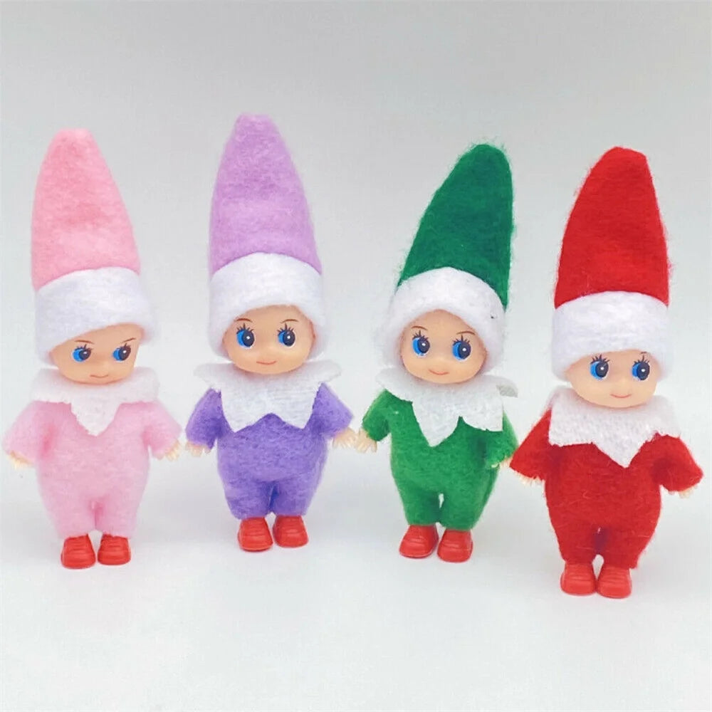 Naughty Elf Felt Doll 4 PCS Toddler Elf Kids Toys D333216
