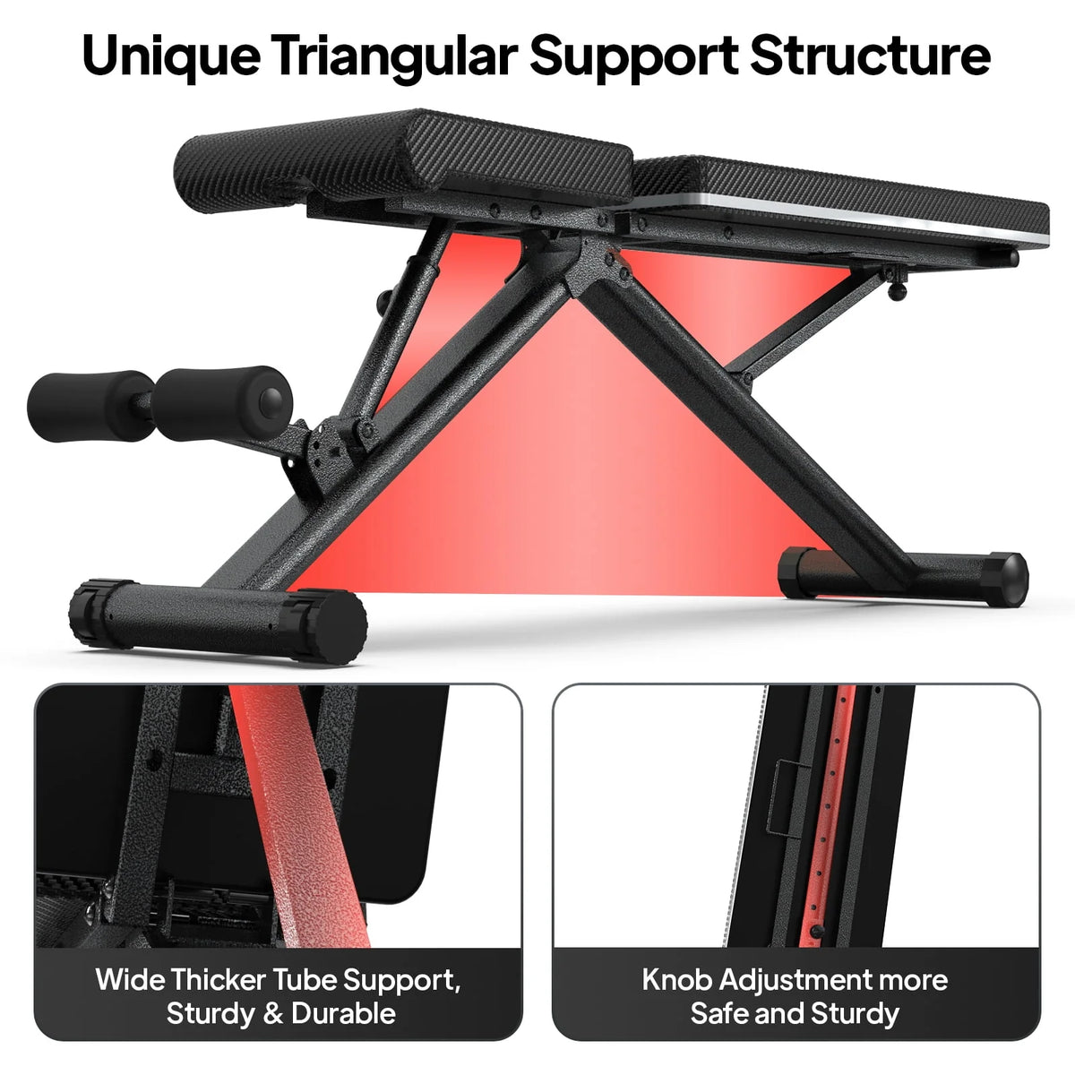 Foldable Adjustable Weight Bench D730