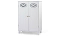 White Wooden Free Standing Bathroom Cabinet H16575
