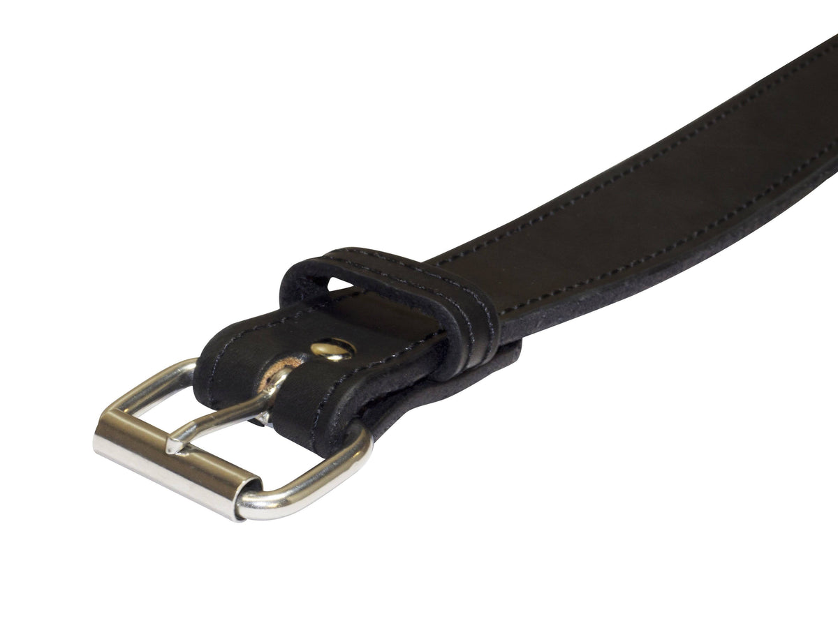 Black Leather Gun Belt U5828