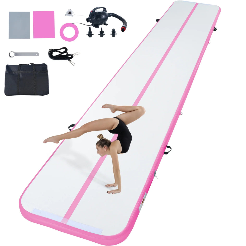 20ft Inflatable Gymnastics Mat with Pump D456085