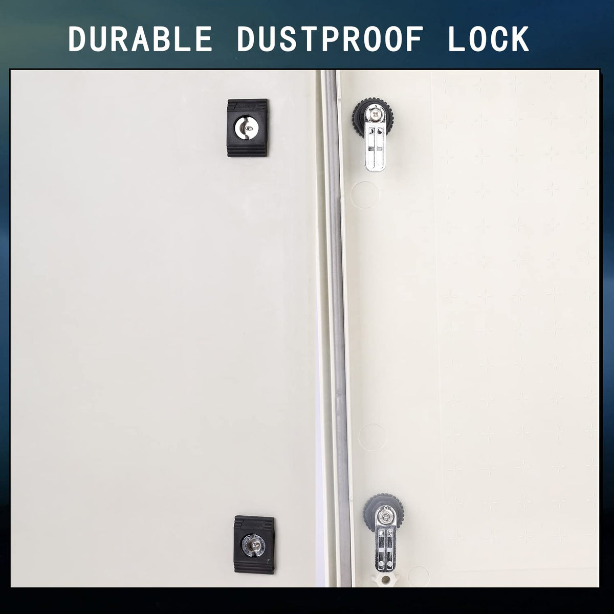 19.7×15.7×7.9 Fiberglass IP65 Weatherproof Wall-Mounted Electrical Enclosure Box J61351