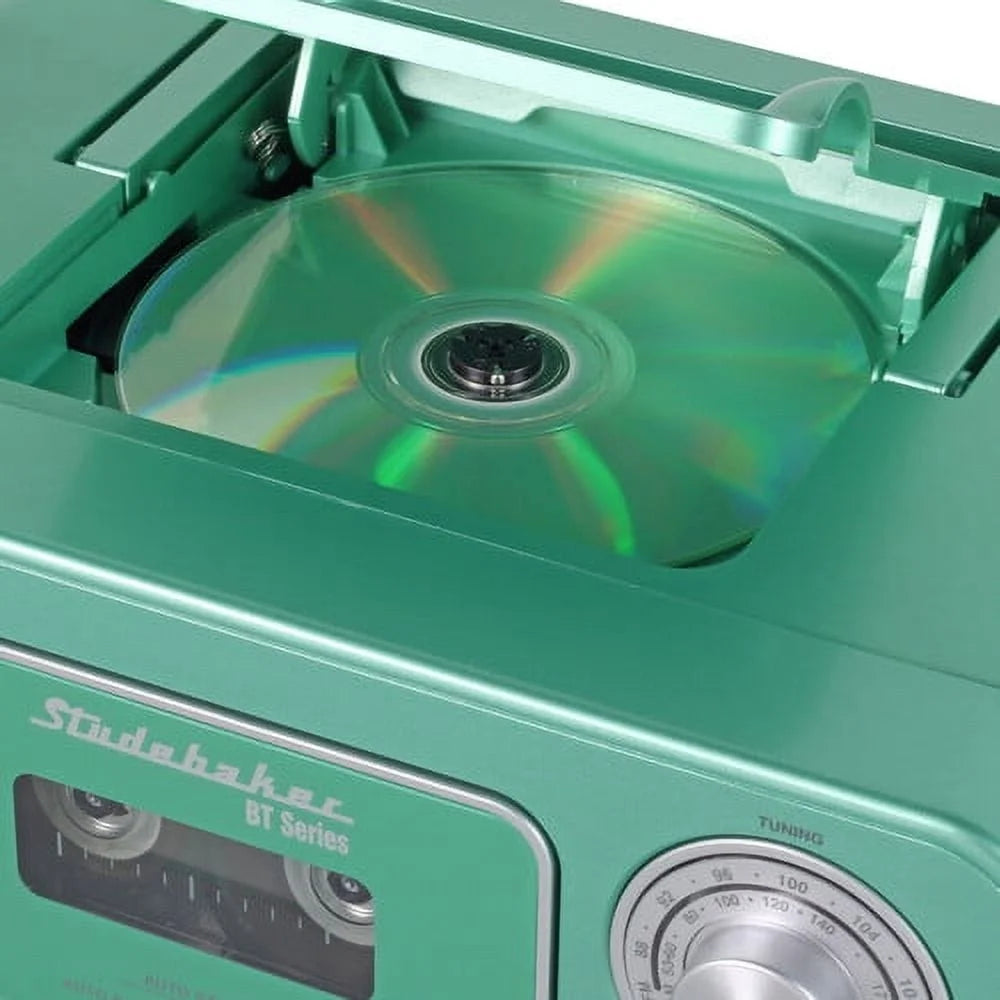 Bluetooth Portable CD Player Radio Cassette I32341