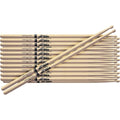 12-Pair American Hickory Drumsticks Nylon 5A M30474