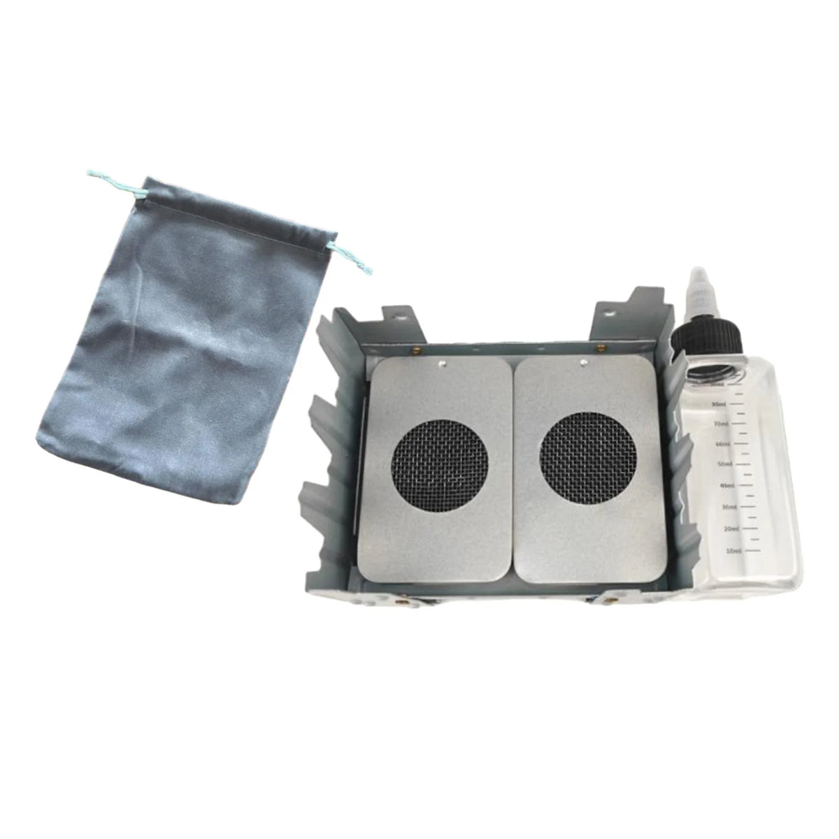 Liquid Fuel Camping Stove Set with Folded Stand Grill D89928