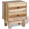 Solid Reclaimed Wood Bedside Cabinet D449470