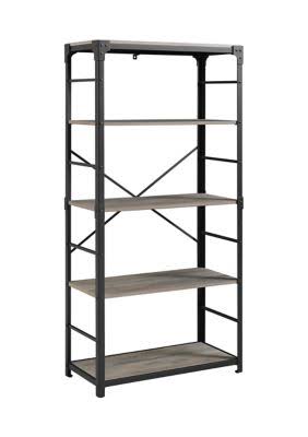 Grey Wash 4 Shelf Bookshelf F465