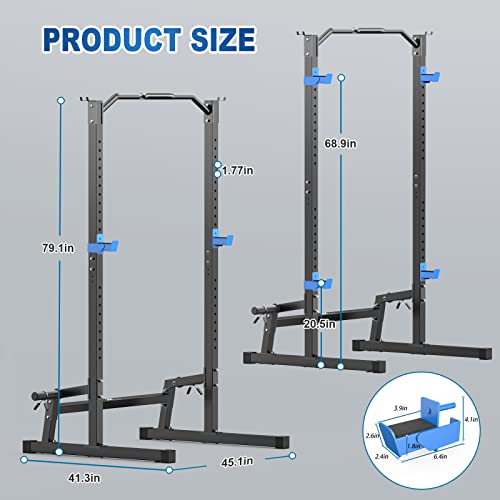 Adjustable Squat Rack with Pull Up Bar Z216282