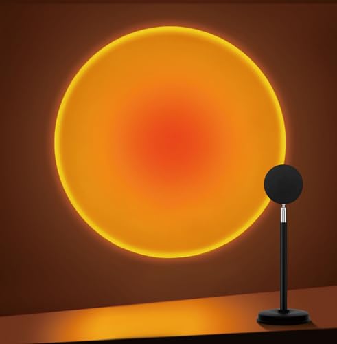 Remote Control Multiple Colors LED Sunset Lamp Projector J1303