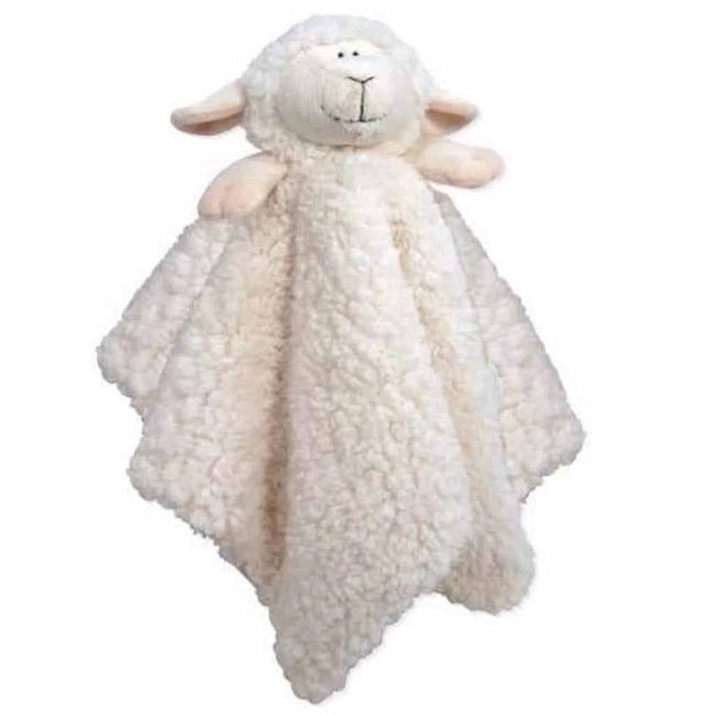 White Plush Lamb Blanket Toy J52008