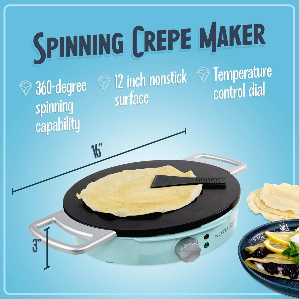 Spinning Crepe Maker G4757