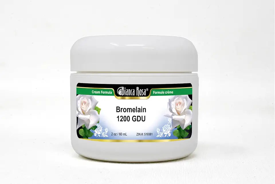 Bromelain 1200 GDU Cream 2 oz 3 Pack N219