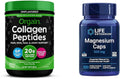 Hydrolyzed Collagen Peptides Powder, Magnesium Caps 500mg I33051