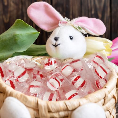 Soft Peppermint Candy Mints, 5lb bulk individually wrapped peppermint puffs L744361