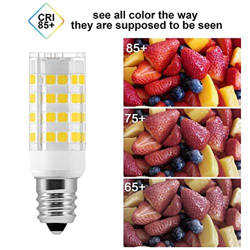 10 Pack E12 LED Candelabra Bulbs, 6000k Daylight White, 5W 450 Lumens K211182