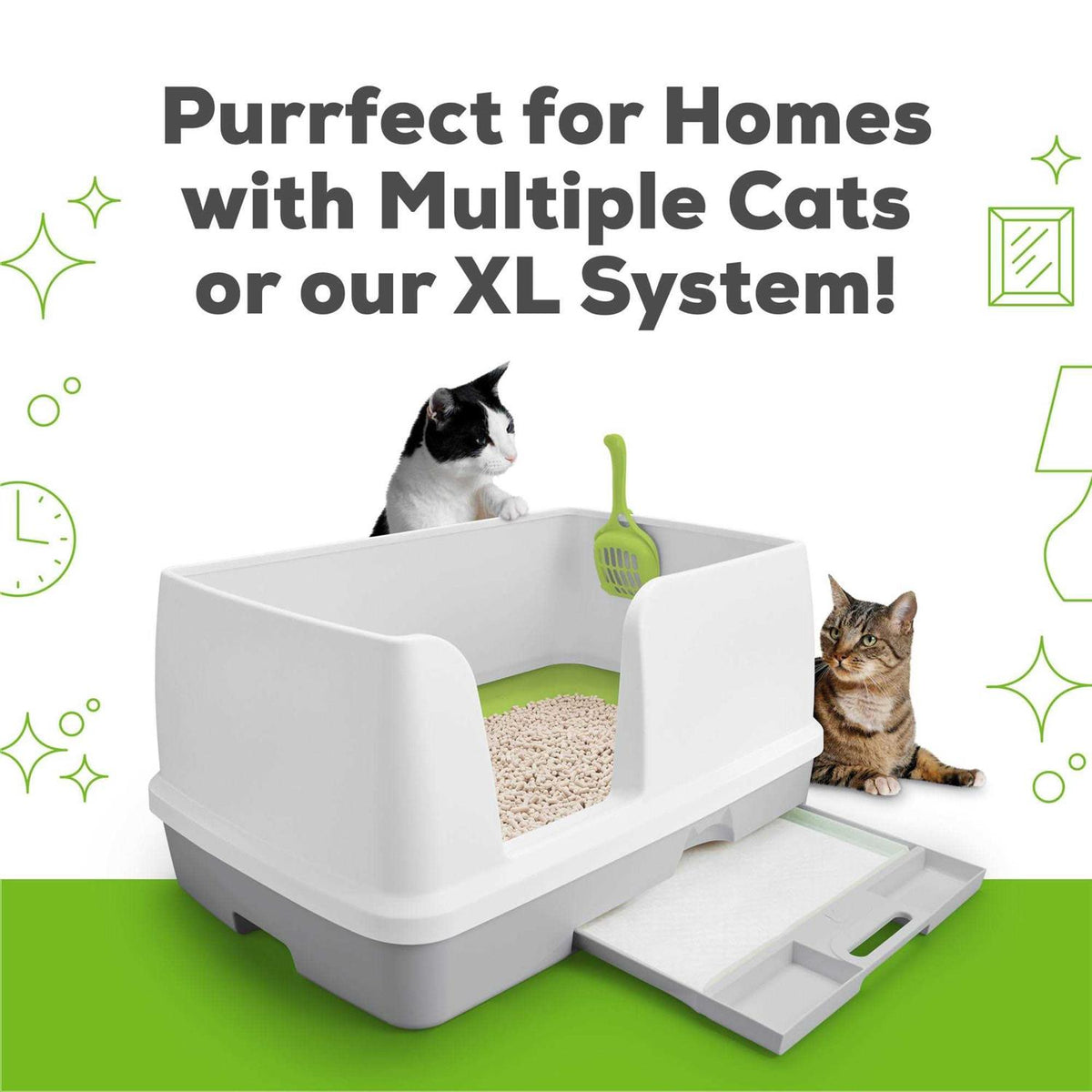 Cat Pads & Litter Pellets Bundle Pack M91660