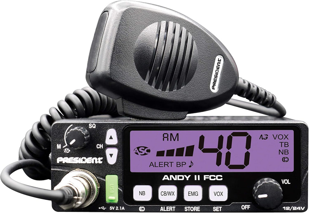 CB Radio with Weather Alert and USB Port A440708