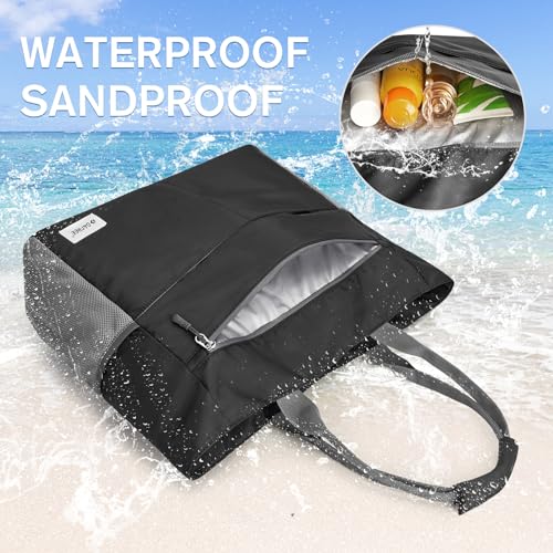 Waterproof Sandproof Large Capacity Foldable Beach Tote Bag R8051