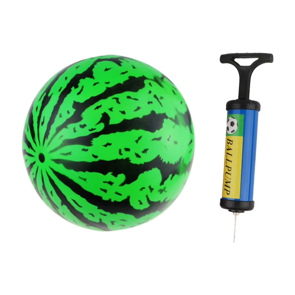 2Pcs 9 Inch Inflatable Bouncy Ball with Pump Kids Toys S247312
