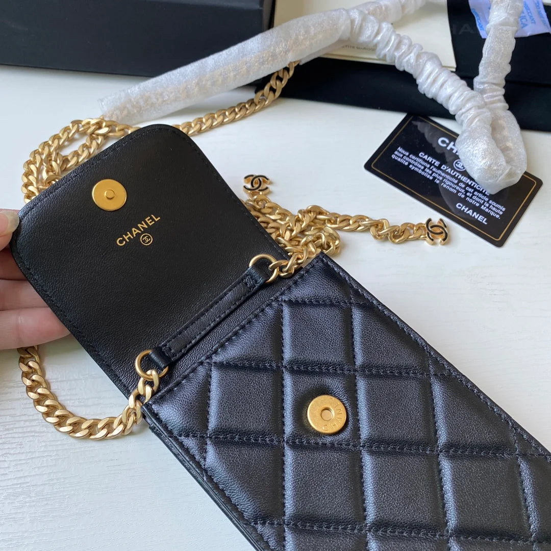 Black Phone Holder Bag Y23511
