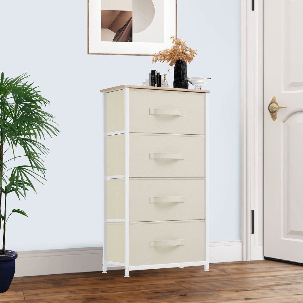 Fabric 4 Drawer Dresser N306